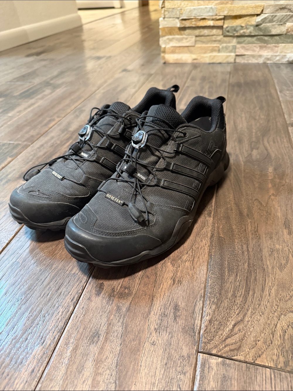 adidas Goretex 10.5 M Men's Black Athletic Trail Shoes